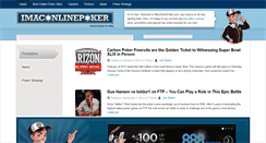Desktop Screenshot of imaconlinepoker.com